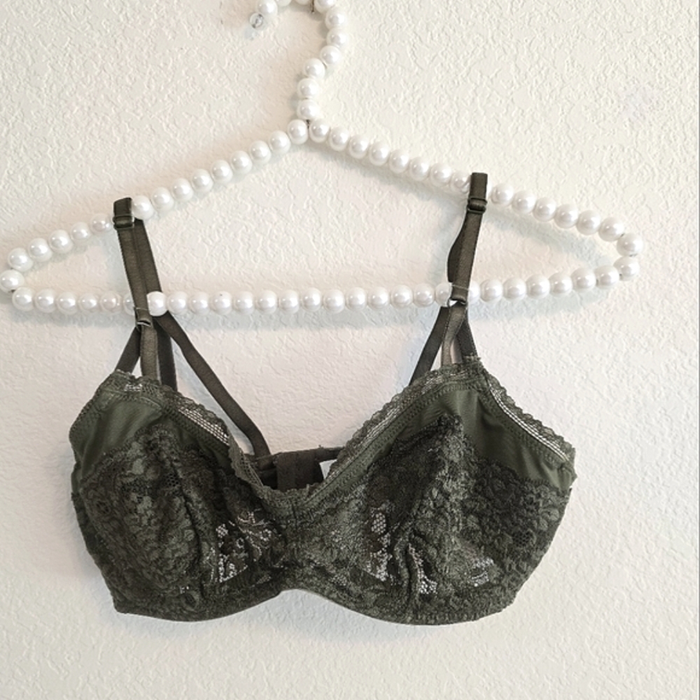 Free People Olive Green Bra